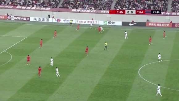 向余望李新翔破门！此前友谊赛U23男足2-2战平泰国！